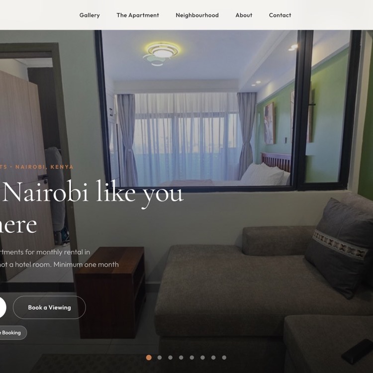Haus Kenya property website designed by 1Brand Builders