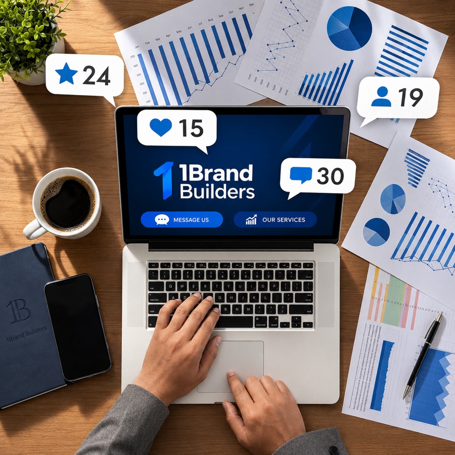 Social Media & Identity branding example