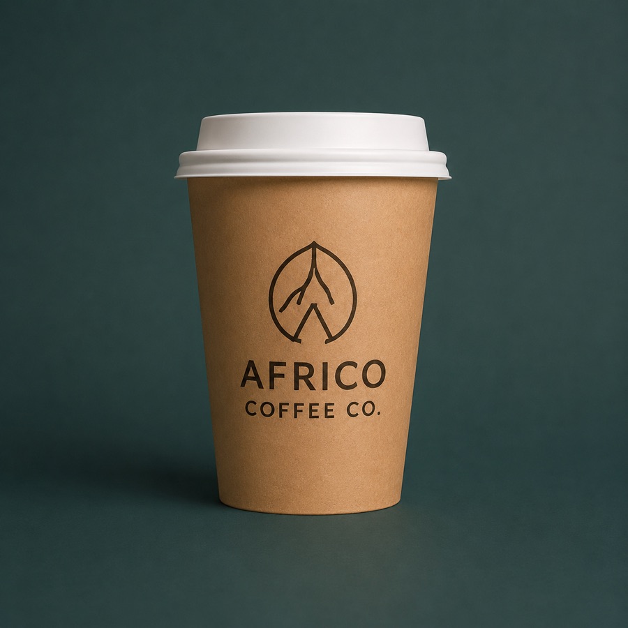AFRICO Coffee Co. packaging by 1Brand Builders