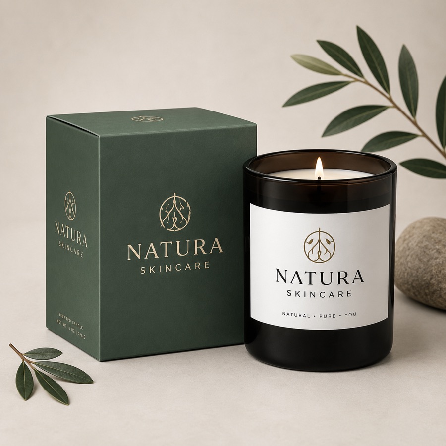 Packaging branding example