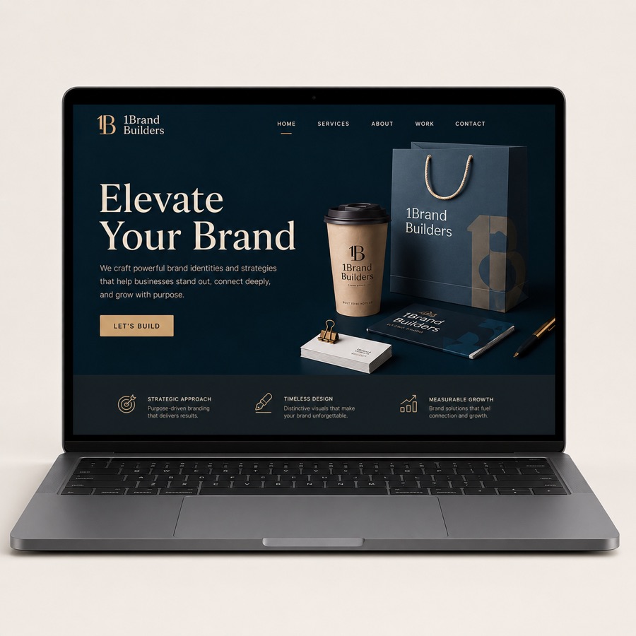 Web Design branding example